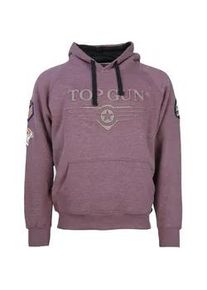 Kapuzenpullover Top Gun "Simulator TG20191025" Gr. 58 (3XL), rot (bordeaux) Herren Pullover Hoodie Sweatshirt