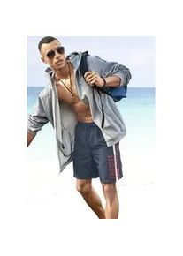 Badeshorts Chiemsee, Herren, Gr. S (46/48), Kurz, blau (marine (kurzgr&ouml;&szlig;e)), Microfaser, Microfaser, Polyester, kontrastfarbene Details, Badehosen Badeshorts, in 2-L&auml;ngen und mit Markenschriftzug