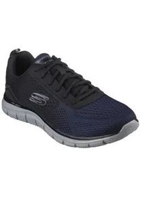 Sneaker Skechers "TRACK-RIPKENT" Gr. 45, blau (navy, schwarz) Herren Schuhe in veganer Verarbeitung, Freizeitschuh, Halbschuh, Schnürschuh