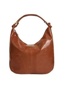 Shopper Bruno Banani Gr. B/H/T: 40cm x 33cm x 4cm onesize, braun (cognac) Damen Taschen echt Leder