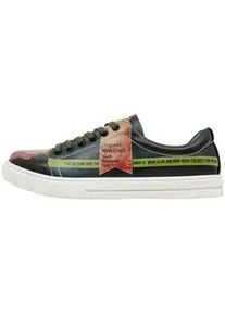 Outdoorsandale DOGO "Damen Muse Sneaker Vincent van Gogh Self Portrait Vegan Damen Sn" Gr. 37, Normalschaft, schwarz Damen Schuhe Sneaker low Skaterschuh Vegan