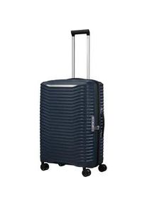 Hartschalen-Trolley Samsonite "UPSCAPE 68" Gr. B/H/T: 47cm x 68cm x 29cm 75 l, blau (blue nights) Koffer Trolley, Reisegepäck Reisekoffer Hartschalenkoffer TSA-Zahlenschloss