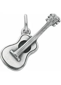 Ketten-Anhänger ADELIA ́S "925 Silber Anhänger Gitarre" Schmuckanhänger Gr. Silber 925 (Sterlingsilber), silberfarben (silber) Damen 925 Sterling Silber Silberschmuck für