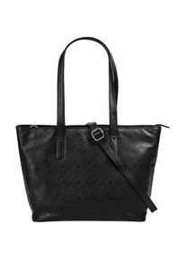 Shopper Bruno Banani Gr. B/H/T: 41cm x 25cm x 15cm onesize, schwarz Damen Taschen echt Leder