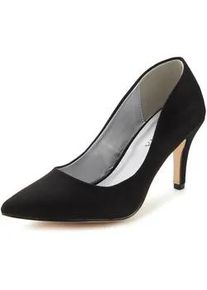 Pumps Lascana Gr. 38, schwarz Damen Schuhe Pumps High Heel, Halbschuh in spitzer Form und modischem Look