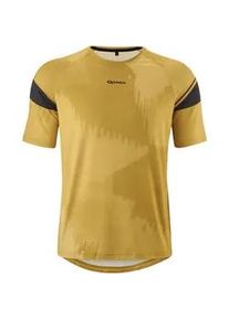 Radtrikot Gonso "MASINO" Gr. XXXL, gelb (senf) Herren Trikots MTB-Radshirt kurzarm, leichtes Fahrradtrikot, Funktionsshirt