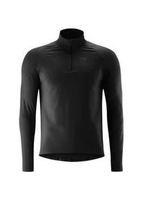 Radtrikot Gonso "Essential Jersey Longsleeve M" Gr. S, schwarz Herren Trikots Fahrradtrikot langarm, Midlayer Trikot