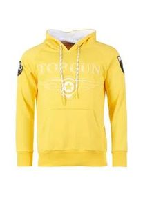 Kapuzenpullover Top Gun "Defend TG20193010" Gr. 50 (M), gelb Herren Pullover Hoodie Sweatshirt