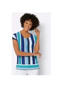 T-Shirt Casual Looks "Shirt" Gr. 54, blau (weiß, royalblau, gestreift) Damen Shirts