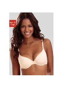 Schalen-BH Lascana Gr. 75, Cup C, beige (puder) Damen BHs Schalen-BH Bügel-BH BH mit Bügel, aus innovativem Spacer-Material, Basic Dessous