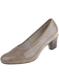 Pumps Lei by tessamino "Carmen" Gr. 41, beige (braun) Damen Schuhe mit Reptilien-Prägung