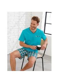 WITT Shorty WÄSCHEPUR Gr. 56/58, blau (türkis) Herren Homewear-Sets