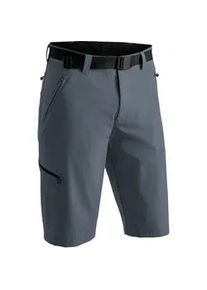 Bermudas Maier Sports "Nil Bermuda" Gr. 54, Normalgrößen, grau Herren Hosen kurze Wanderhose, moderne Outdoor-Bermuda, Trekkinghose