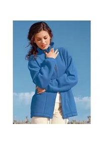 Fleecejacke Casual Looks Gr. 21, blau (jeansblau) Damen Jacken