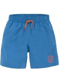 Badeshorts s.Oliver Gr. 170/176, N-Gr, blau Kinder Badehosen mit seitlichem Logodruck