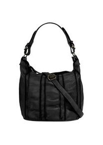 Shopper Samantha Look Gr. B/H/T: 35cm x 27cm x 20cm onesize, schwarz Damen Taschen echt Leder, Made in Italy