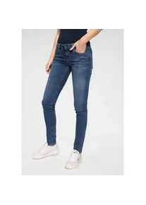 Skinny-fit-Jeans Pepe Jeans "SOHO" Gr. 30, Länge 30, blau (z63 classic stretch) Damen Jeans im 5-Pocket-Stil mit 1-Knopf Bund und Stretch-Anteil