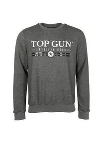 Sweater Top Gun "TG202011129" Gr. 3XL, grau (charcoal) Herren Sweatshirts