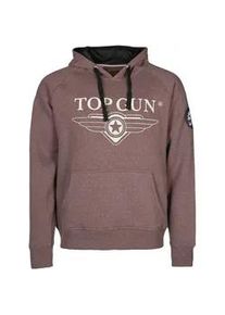 Kapuzenpullover Top Gun "Simulator TG20191025" Gr. 58 (3XL), braun (light braun) Herren Pullover Hoodie Sweatshirt