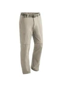 Funktionshose Maier Sports "Tajo" Gr. 60, Normalgrößen, beige Herren Hosen Wanderhose, zipp-off Outdoor-Hose, 4 Taschen, Regular Fit