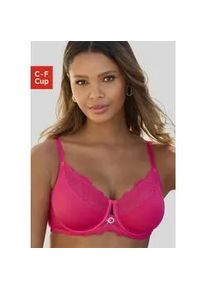 Minimizer-BH Nuance Gr. 85, Cup C, pink Damen BHs mit extravagantem Strassaccessoire, Dessous