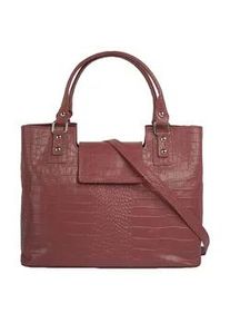 Henkeltasche CLUTY Gr. B/H/T: 30cm x 20cm x 6cm onesize, rosa (alt-rosa) Damen Taschen echt Leder, Made in Italy