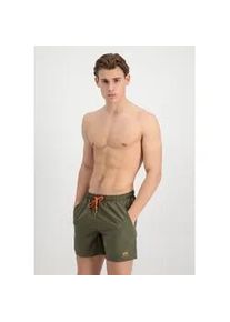 Shorts Alpha Industries "Alpha Industries Men - Basic Swim Short" Gr. XS, Normalgrößen, grün (schwarz olive) Herren Hosen