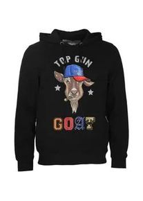 Kapuzenpullover Top Gun "TG22026" Gr. 52 (L), schwarz Herren Pullover Hoodie Sweatshirt