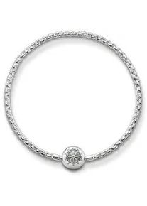 Armband Thomas Sabo "für Beads, KA0001-001-12-L17, KA0001-001-12-L19" Armbänder Gr. 17, Silber 925 (Sterlingsilber), silberfarben Damen Silberarmband