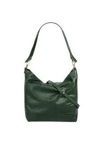 Shopper Samantha Look Gr. B/H/T: 39cm x 31cm x 13cm onesize, grün Damen Taschen echt Leder, Made in Italy