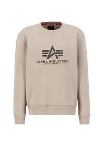 Sweater Alpha Industries "Alpha Industries Men - Sweatshirts Basic Carbon" Gr. 2XL, beige (vintage sand) Herren Sweatshirts