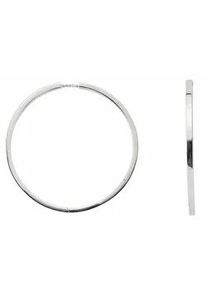 Paar Creolen ADELIA ́S "925 Silber Ohrringe Ø 42,6 mm" Gr. Damen, Silber 925 (Sterlingsilber), silberfarben (silber) Damen Silberschmuck für