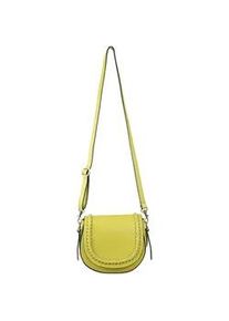 Umh&auml;ngetasche "Zopf", Damen, Gr. B/H/T: 21cm x 17cm x 8cm onesize, gelb, Leder, Collezione Alessandro, Taschen Umh&auml;ngetasche, Made In Italy