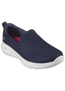 Slip-On Sneaker Skechers "GO WALK JOY-AURORA" Gr. 43, blau (navy, weiß) Damen Schuhe Freizeitschuh, Schlupfschuh in veganer Verarbeitung