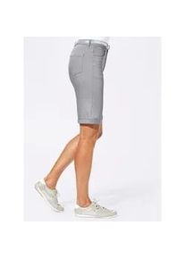 Jeansbermudas Casual Looks Gr. 38, Normalgrößen, grau (grau denim) Damen Jeans