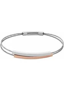 Armband Skagen "ELIN, SKJ1033998" Armbänder Gr. Edelstahl, rosegold (roségoldfarben, silberfarben) Damen