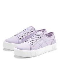 French Connection Sneaker FCUK Gr. 41, lila (flieder) Damen Schuhe Freizeitschuh, Halbschuh mit Plateausohle VEGAN