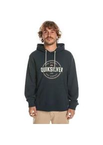 Kapuzensweatshirt Quiksilver "CIRCLE UP HOODIE" Gr. L, blau (navy blazer) Herren Sweatshirts