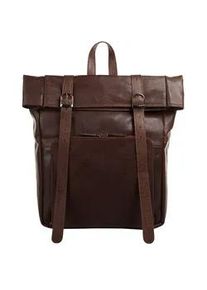 XZONE Tagesrucksack X-ZONE Gr. B/H/T: 37cm x 33cm x 10cm, braun (cognac) Rucksäcke echt Leder