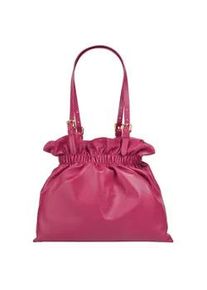 Shopper Samantha Look Gr. B/H/T: 25cm x 25cm x 10cm onesize, pink Damen Taschen echt Leder, Made in Italy