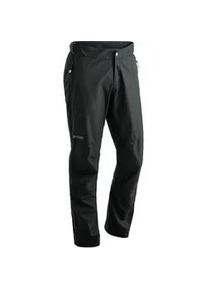 Regenhose Maier Sports "Raindrop M" Gr. 58, Normalgrößen, schwarz Herren Hosen Outdoorhose, wasserdicht winddicht, auch als Überhose nutzbar