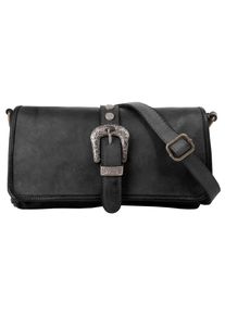 Umhängetasche FORTY Gr. B/H/T: 29 cm x 17 cm x 4 cm onesize, schwarz Damen Taschen Handgepäck echt Leder, Made in Italy