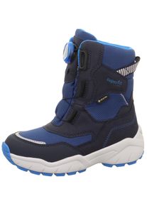 Winterstiefel Superfit "CULUSUK 2.0 WMS: weit" Gr. 33, blau Kinder Schuhe Stiefel Boots Snowboots mit praktischem BOA-Dreh-Schnellverschluss