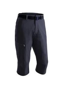 Caprihose Maier Sports "Jennisei" Gr. 46, Normalgrößen, blau (dunkelblau) Herren Hosen Funktionscapri aus atmungsaktivem, elastischem Material