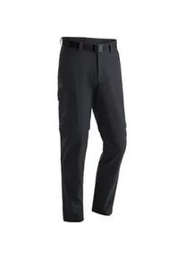 Funktionshose Maier Sports "Torid slim zip" Gr. 52, Normalgrößen, schwarz Herren Hosen Wanderhose, zipp-off Outdoor-Hose, 4 Taschen, Slim Fit