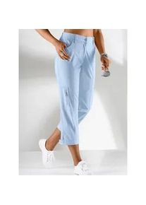 Stretch-Hose Casual Looks Gr. 25, Kurzgrößen, blau (hellblau) Damen Hosen