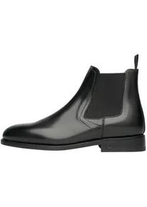 Schlupfboots Henry Stevens "Ella CB Businessschuh" Gr. 38,5, schwarz Damen Schuhe Chelseaboots Schlupfboots Businessschuh Dandy-Boots Chelsea Boots Leder handgefertigt, Stiefelette