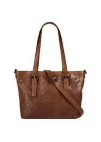 SPIKES & SPARROW Shopper SPIKES & SPARROW Gr. B/H/T: 32cm x 26cm x 9cm onesize, braun (cognac) Damen Taschen echt Leder