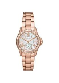 Quarzuhr Michael Kors "EVEREST, MK7364" Armbanduhren rosegold (roségoldfarben) Damen Armbanduhr, Damenuhr, Perlmutt-Zifferblatt, Edelstahlarmband