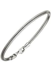 Silberarmband Jobo Armbänder Gr. Silber 925 (Sterlingsilber), silberfarben (silber 925) Damen Schlangenarmband 925 Silber 19 cm